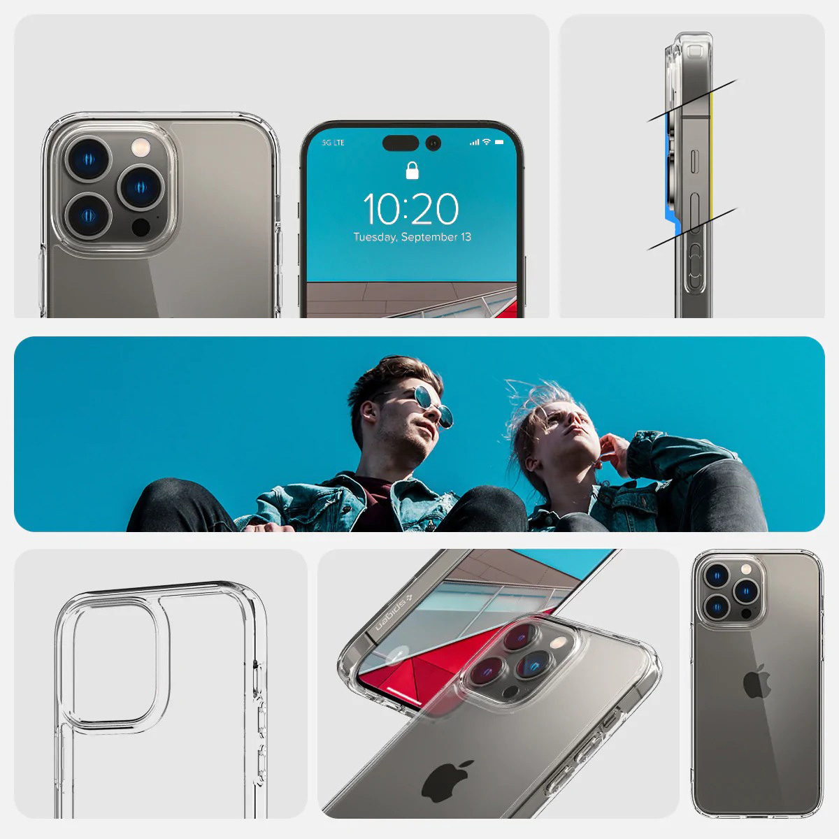 Etui pancerne Spigen Ultra Hybrid do iPhone 14 Pro Max